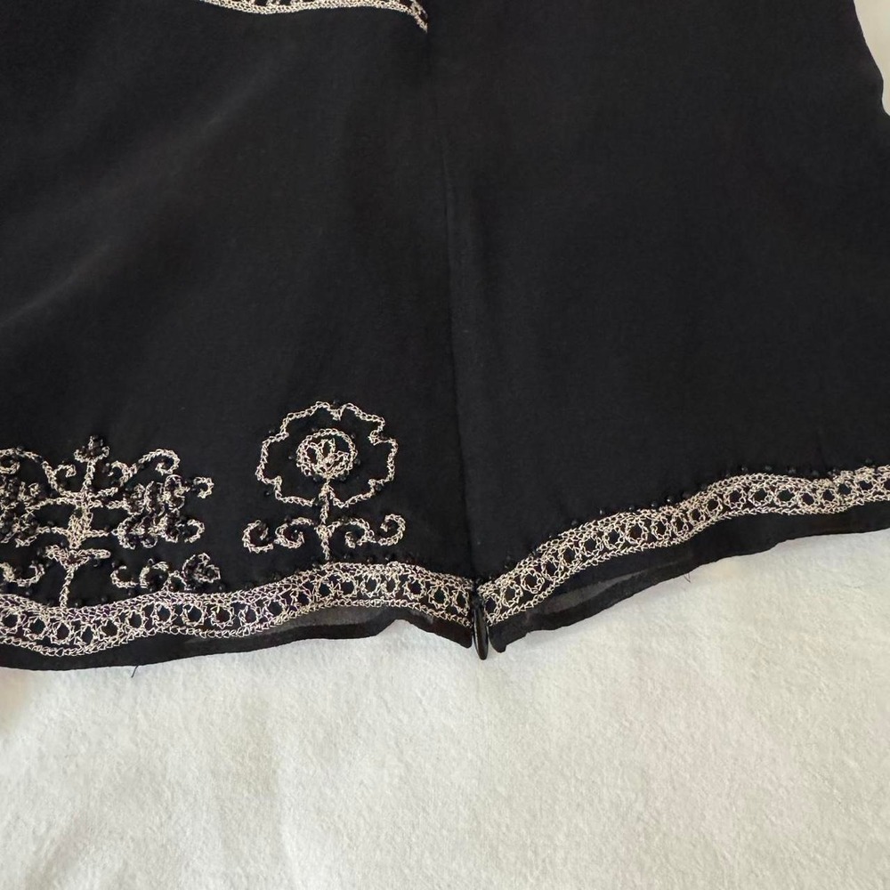 Vintage Ann Taylor 100% Silk Beaded Babydoll Tank Top - Picture 8 of 8